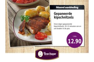 Maandaanbieding gepaneerde kipschnitzels